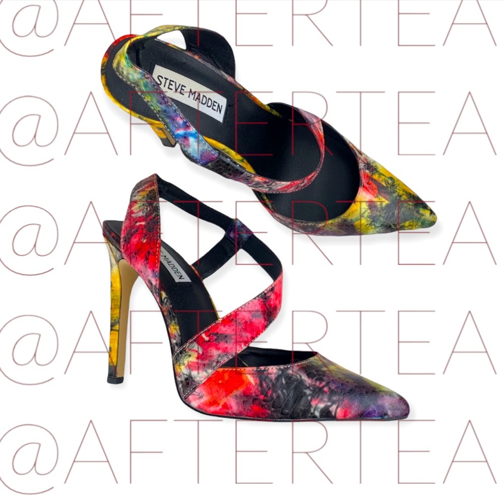 Steve Madden Colorful ,Closed Pointed Toe, Slingb… - image 1
